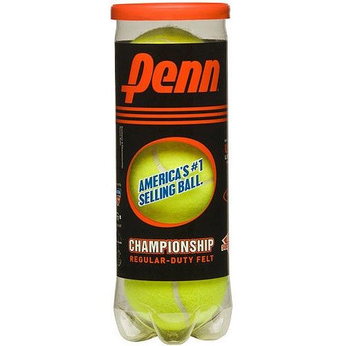 Photo 1 of  Championship Penn Tennis Balls, Yellow - Pack of 3