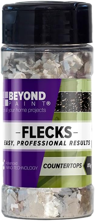 Photo 1 of Beyond Paint Smoked Gray Metallic Countertop Flecks 5 oz.
