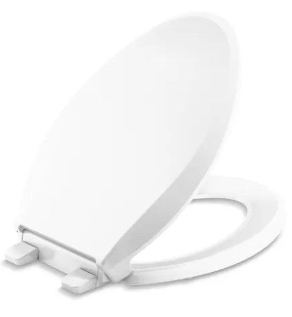 Photo 1 of Kohler Cachet Elongated Closed-Front Toilet Seat with Soft Close and Quick Release
