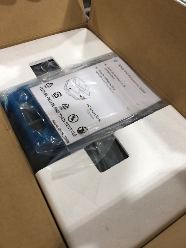 Photo 1 of HP Smart Tank 7602 Wireless All-in-One Ink Tank Printer with 2 years of ink included, Print, scan, copy, fax, Best for home, Refillable ink tank (28B98A)