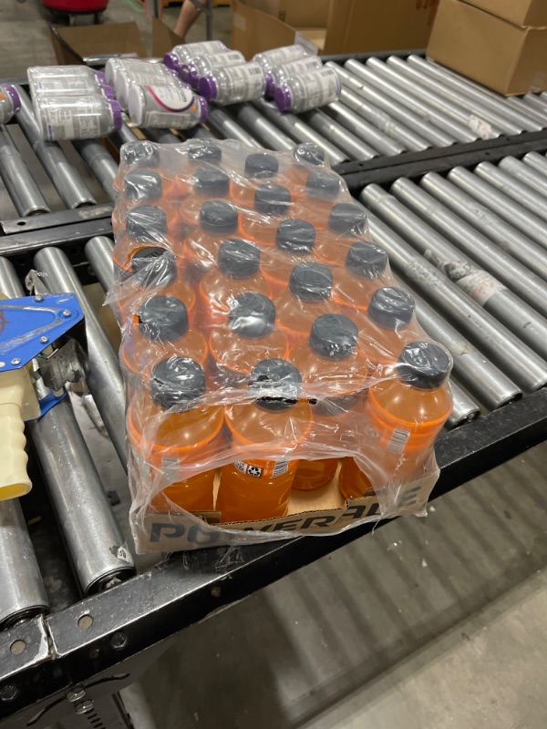 Photo 1 of POWERADE Orange, ION4 Electrolyte Enhanced Fruit Flavored Sports Drink w/ Vitamins B3, B6, and B12, Replenish Sodium, Calcium, Potassium, Magnesium, 20 fl oz  22 bottles