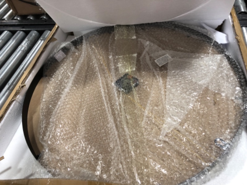 Photo 1 of Wallcharmers Large Oversized Rustic Wall Clock, 24” | Handmade with Real Wood and Roman Numerals