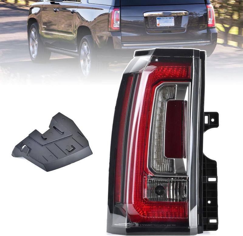 Photo 1 of (READ FULL POST) Goopool Tail Lights Assembly Compatible With GMC Yukon/Yukon XL 2015 2016 2017 2018 2019 2020 Left Driver Side LED Lens Taillights Brake Signal Assembly With Bulb 