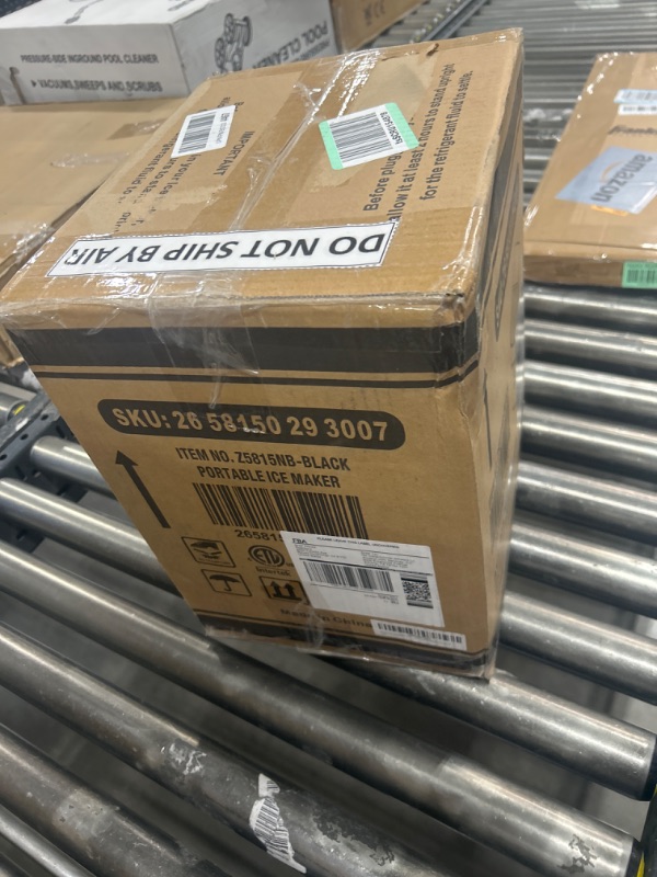 Photo 2 of Kismile Nugget Ice Makers Countertop,Portable Ice Maker Machine with Crushed Ice, 35lbs/Day,One-Click Operation,Self-Cleaning Countertop ice machine,Pellet Ice Maker Countertop for Home/Kitchen/Office 35lbs/24H Stainless Steels Black Upgrade 1