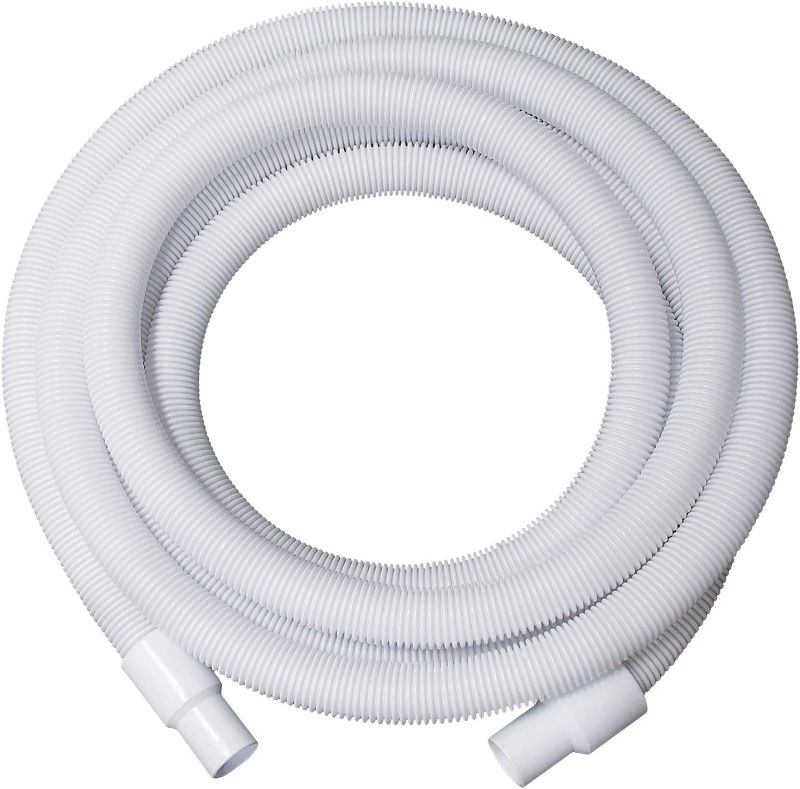 Photo 1 of  Poolmaster 32227 Above-Ground Swimming Pool Vacuum Hose, 1-1/4-Inch x 27-Feet, Neutral 