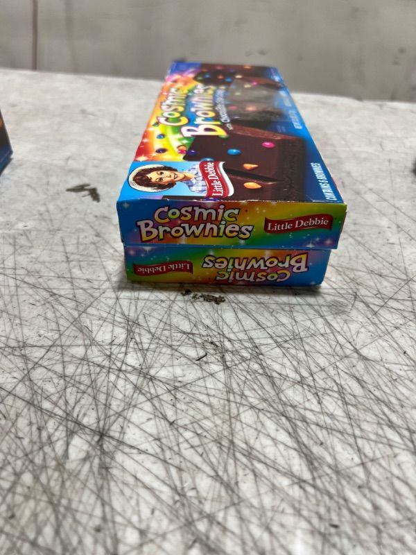 Photo 2 of  2 PACK - Little Debbie Cosmic Brownies, 6 Individually Wrapped Brownies, 13.1 OZ Box
