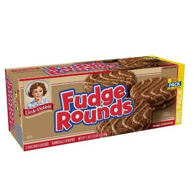 Photo 1 of Little Debbie Fudge Rounds Big Pack, 24.1 OZ Box
