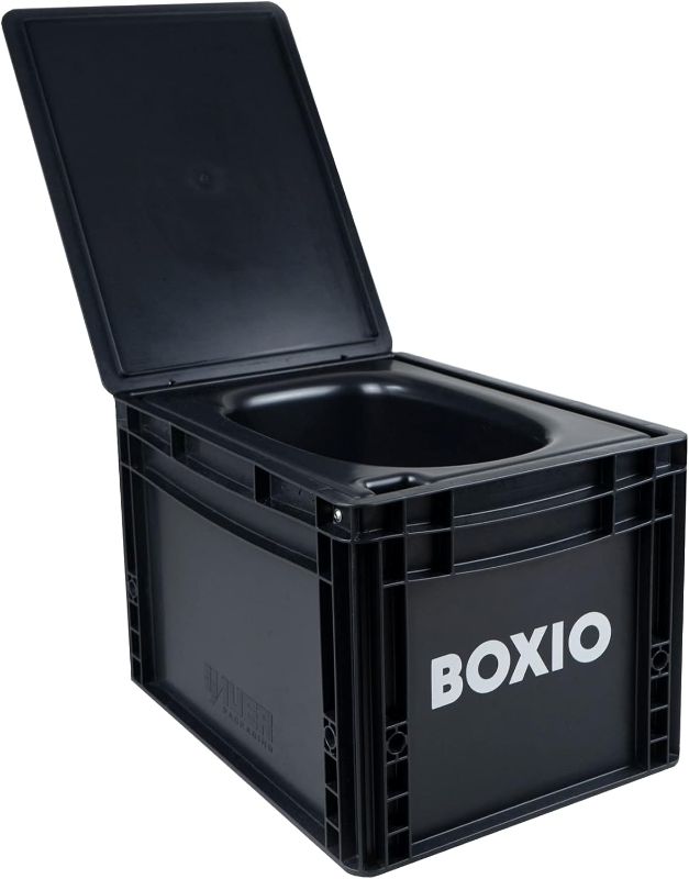 Photo 1 of BOXIO Portable Toilet - Convenient Camping Toilet! Compact, Safe, and Personal Composting Toilet with Convenient Disposal for Camping, RVing, Boating, Road Trips and Other Recreational Activities
