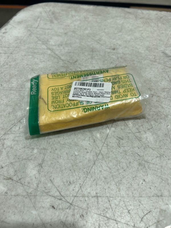 Photo 1 of Multi-function 7mm-19mm Ratchet Universal Sockets Metric Wrench Power Drill Adapter Set & 105 Degree Right Angle Extension Power Screwdriver Drill Attachment 1/4" Drive 6mm Hex Magnetic Bit