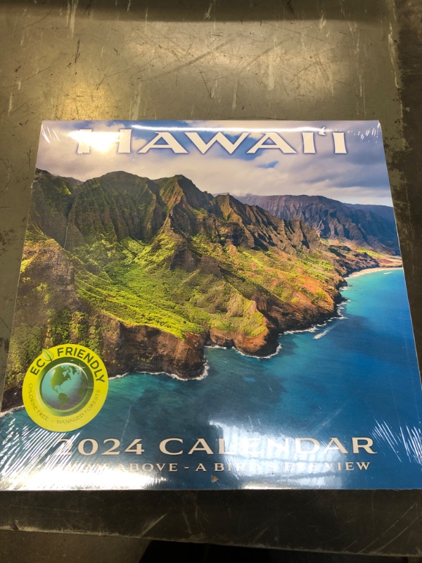 Photo 2 of Hawaii From Above - 2024 Deluxe Wall Calendar - A Bird's Eye View
