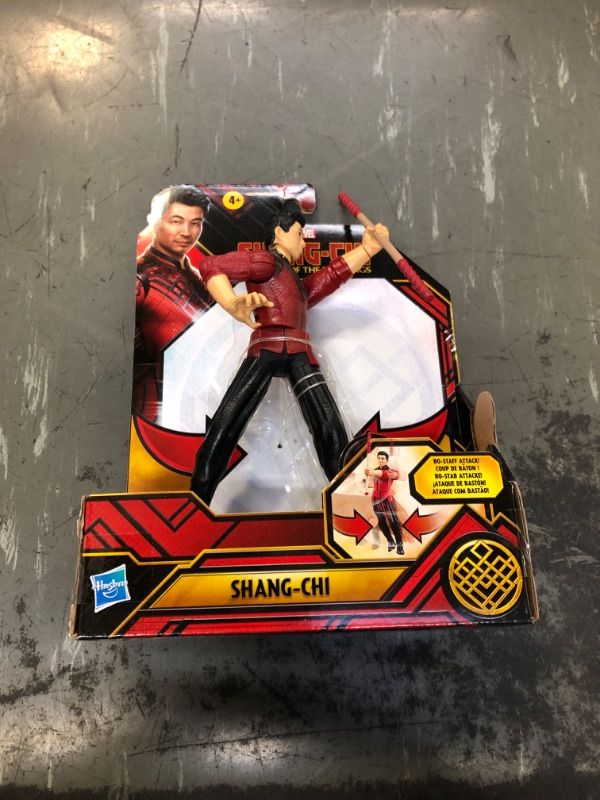 Photo 2 of Marvel Hasbro Shang-Chi and The Legend of The Ten Rings Shang-Chi 6-inch Action Figure Toy with Bo Staff Attack Feature! for Kids Ages 4 and Up