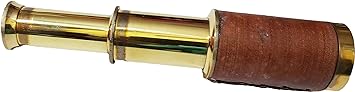 Photo 1 of Brass Telescope Hand Held Pirate Spyglass Nautical Marine Collectibles 6" Handheld Brass Telescope Pirate Navigation
