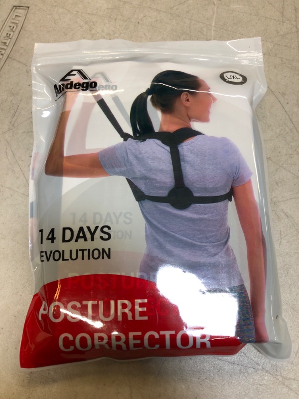 Photo 2 of Andego Back Brace Posture Corrector Women Men - Elastic Shoulder Posture Corrector for Upper & Lower Back Support - Posture Brace