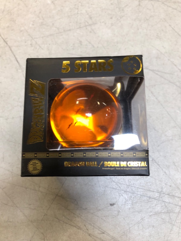 Photo 2 of ABYSTYLE Studio Officially Licensed Dragon Ball Z 4 Star Collectible Acrylic Resin Crystal Dragon Ball Replica 3'' Across DBZ Home Essentials Anime Manga Gifts Collect Them All
