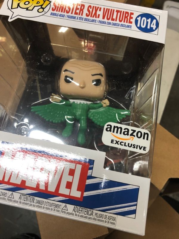 Photo 2 of Funko Pop! Deluxe Marvel: Sinister 6 - Vulture, Amazon Excusive, Figure 2 of 7