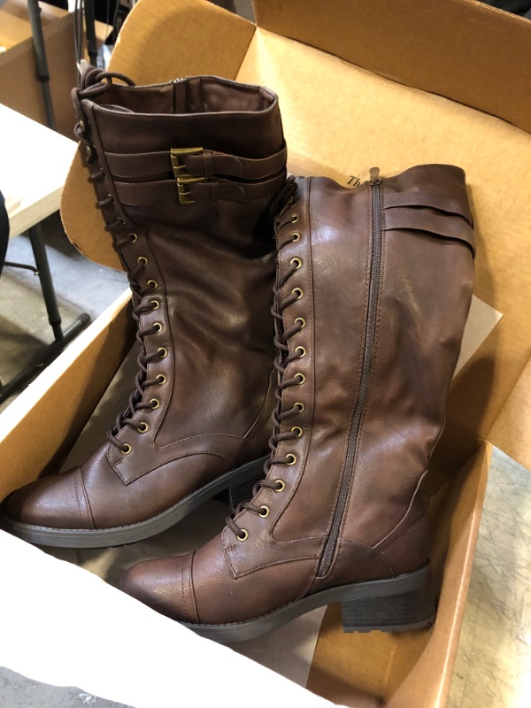 Photo 1 of DREAM PARIS BROWN BOOTS SIZE 9.5 