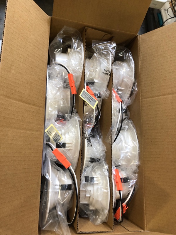Photo 2 of Sunco Lighting 12 Pack Retrofit LED Recessed Lighting 4 Inch, Selectable 2700K/3000K/3500K/4000K/5000K, Dimmable Can Lights, Baffle Trim, 11W=60W, 660 LM, Damp Rated - Energy Star
