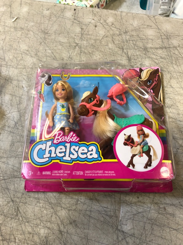 Photo 2 of Barbie â€‹Barbie Club Chelsea Doll and Horse, 6-Inch Blonde, Wearing Fashion and Accessories, Gift for 3 to 7 Year Oldsâ€‹â€‹