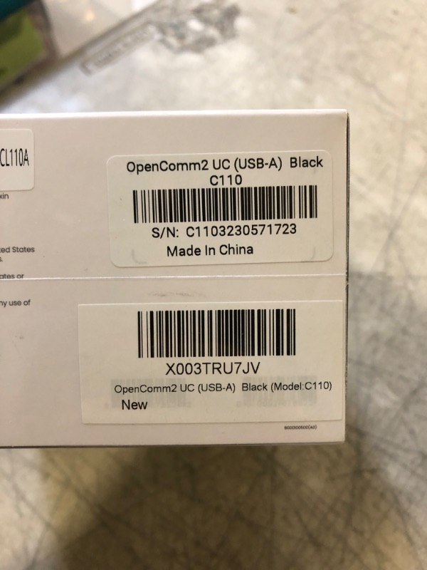 Photo 4 of SHOKZ OpenComm2 Open-Ear Bone Conduction Headphones, Wireless Bluetooth Computer Headsets with Noise Canceling Mic and Mute Botton for Work, Call, Meeting, 16 Hours Talk Time for Mobile & PC
(factory sealed)