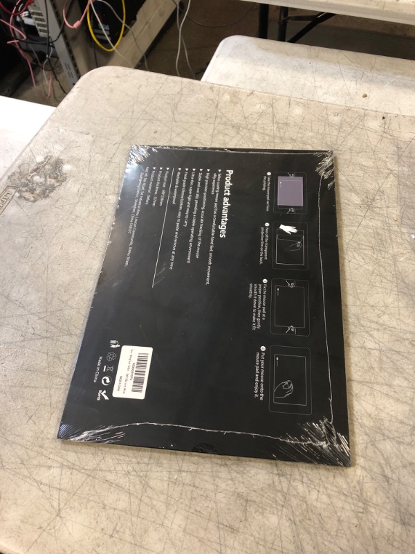 Photo 1 of WengTech Teflon Coating Gaming Mouse Pad - Optimized for Gaming Sensor, Precise Positioning, Ultra-Thin, Stable Output, Non-Slip, Waterproof (Classic White, 13.7x9.4x0.02 inches)
