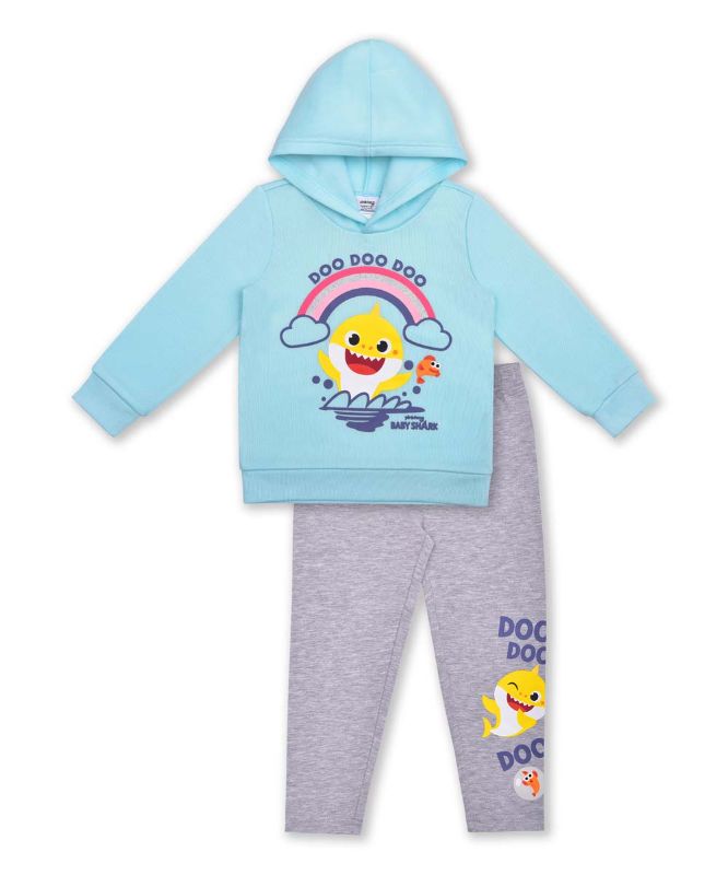 Photo 1 of Baby Shark Girls 2 Piece Hoodie and Legging Set Infant
Size: 24M
