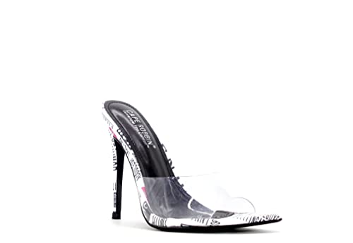 Photo 1 of Cape Robbin Melrose-sc Sexy Stiletto Transparent High Heels Sandal with Pointed Open Toe for Women
size 8.5