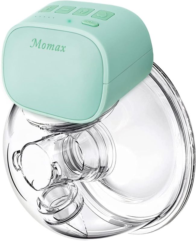 Photo 1 of Hands Free Breast Pump - Wearable Breast Pump Electric,Portable Breast Milk Extractor & Collector, Silicone Breastfeeding Pumps,2 Modes 5 Adjustable Levels Rechargable Wireless Milk Pump for New Mom
