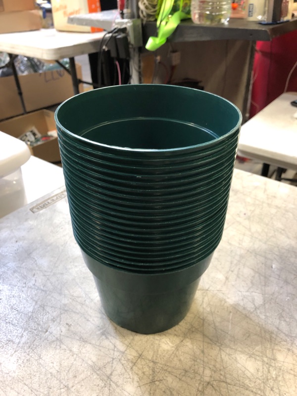 Photo 4 of 20PCS Standard Plastic Pots for Plants, Cutting, and Seedlings 
