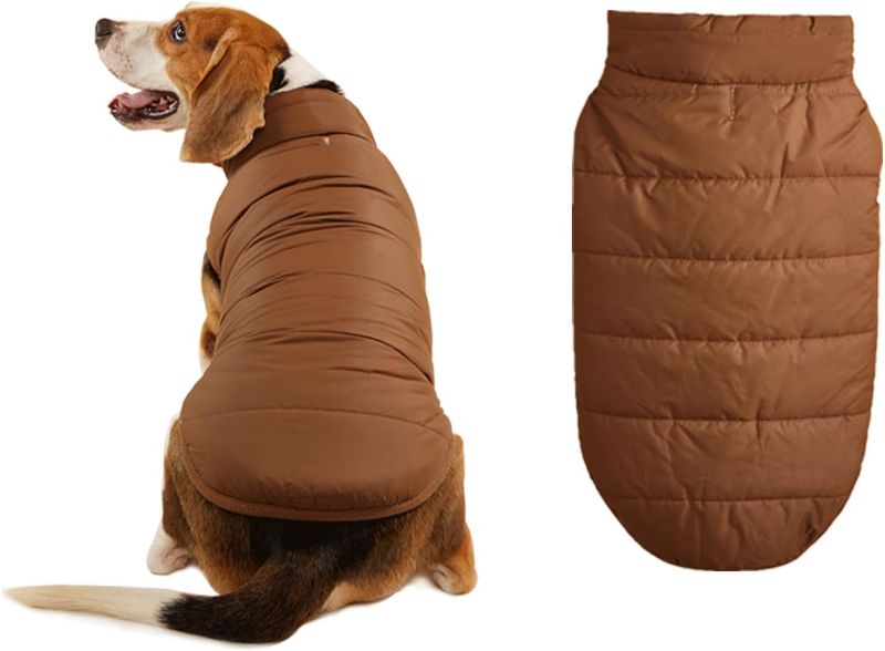 Photo 1 of Dog Coat Warm Dog Jacket for Small Dogs Puppy Winter Cold Weather, Soft Windproof Waterproof Dog Coat for Dogs XL