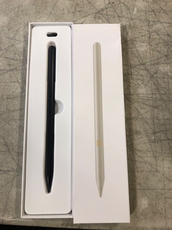 Photo 2 of Stylus Pen for iPad with Magnetic Wireless Charging, Same as Apple Pencil, iPad Pencil 2nd Generation Compatible with iPad Pro 11 in 1/2/3/4, iPad Pro 12.9 in 3/4/5/6, iPad Air 4/5, iPad Mini 6 Black
