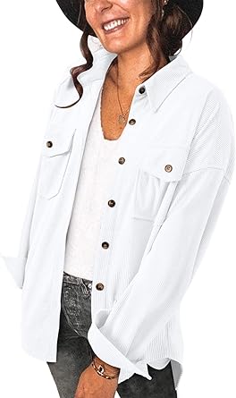 Photo 1 of MINGALONDON Women's Brushed Plaid Shirts Long Sleeve Flannel Lapel Button Down Cardigan Boyfriend Shacket Jacket Coats  3XL
