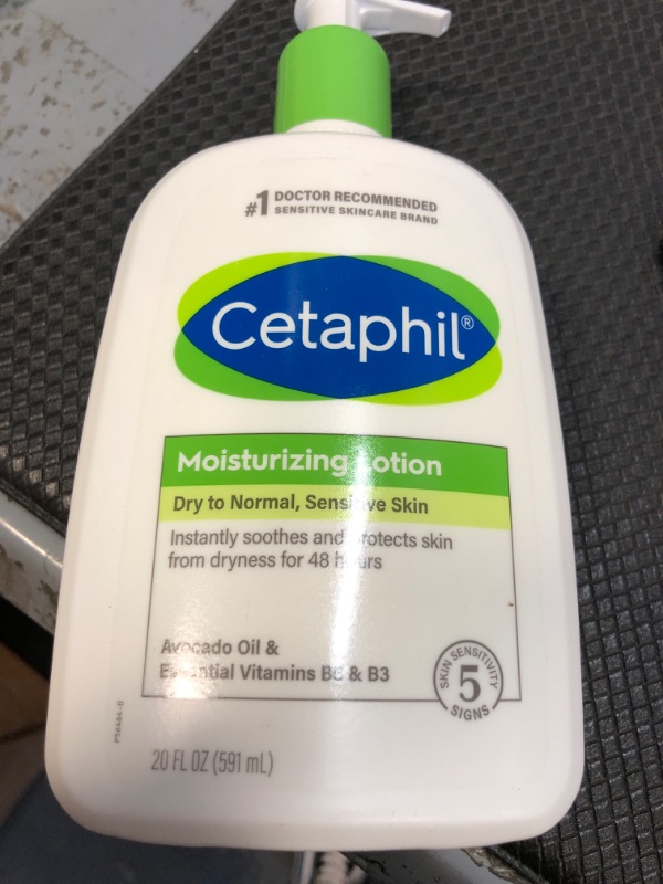 Photo 2 of Body Moisturizer by CETAPHIL, Hydrating Moisturizing Lotion for All Skin Types, Suitable for Sensitive Skin, NEW 20 oz, Fragrance Free, Hypoallergenic, Non-Comedogenic NEW, 20oz