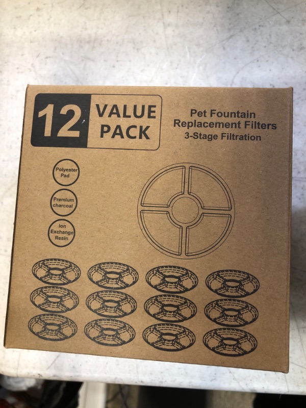 Photo 1 of 12 value pack pet fountain replacement filters 