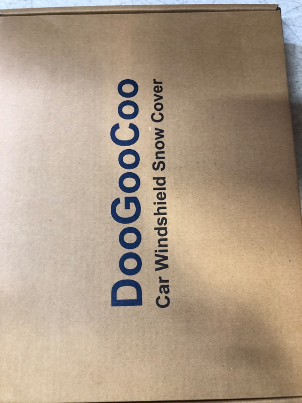 Photo 2 of DooGooCoo Premium Windshield Snow Cover, [Newest Nano-Grade Protection] Car Windshield Cover for Fog, Frost, Ice & Snow Resistant - Protect & Keep Window Clean & Clear | Large Size (71"X48")