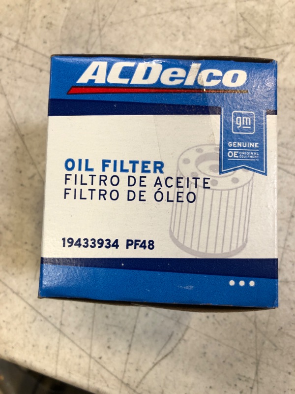 Photo 2 of ACDelco GM Original Equipment PF48E Engine Oil Filter