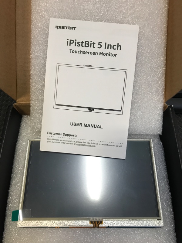 Photo 2 of iPistBit 5'' Raspberry Pi Screen, Touchscreen Monitor 800x480 HDMI Mini Monitor for Raspberry Pi 400/4/3/2/Zero/B/B+, Windows 11/10/8/7