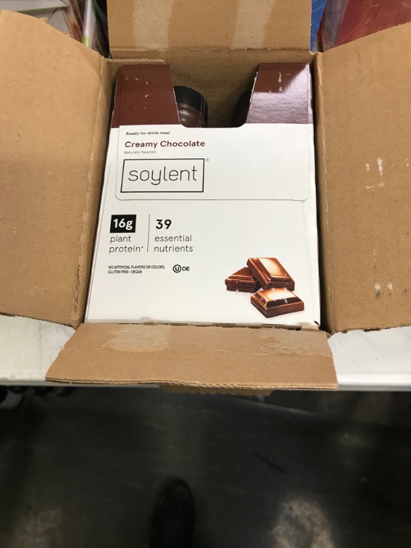 Photo 2 of (Price/Case)Soylent Creamy Chocolate Drink 44 Fluid Ounces 3 per Case
