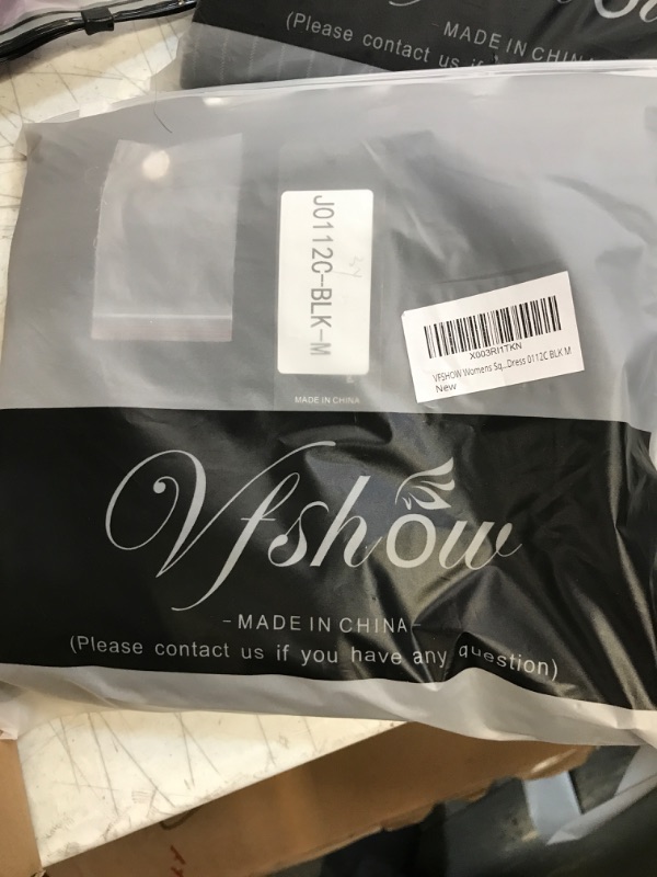 Photo 1 of VFSHOW Womens Square Neck Peplum Ruffle Cocktail Office Party Business Banquet Mermaid Midi Dress 2023 Button Bodycon Dress