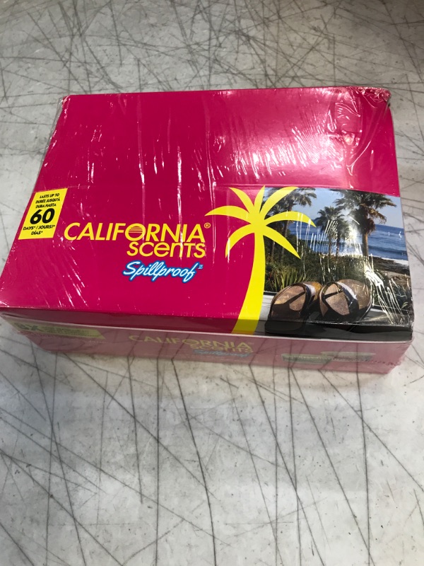 Photo 2 of California Scents Car Air Freshener Spill Proof Organic Coronado Cherry Scent 12
