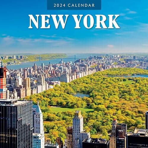 Photo 1 of 2024 New York Wall Calendar by Red Robin, 12 X 12
