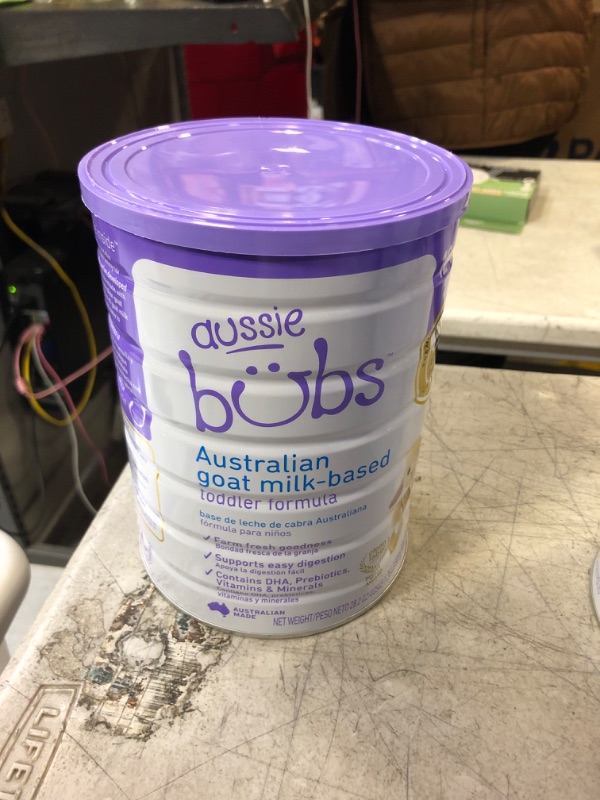 Photo 2 of Aussie Bubs Australian Goat Milk-Based Toddler Formula, For Kids 12-36 months, Made with Fresh Goat Milk, 28.2 oz
EXP JULY 5 2025