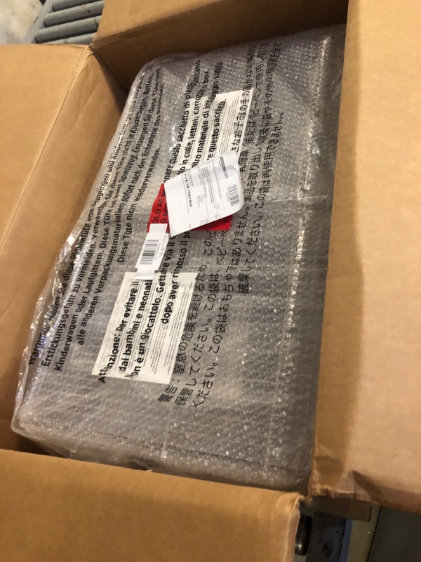 Photo 1 of mDesign Plastic Craft Room Stackable Storage Organizer Box Containers with Hinged Lid for Thread, Beads, Ribbon, Glitter, Clay, Sewing, Crochet, Stamps, Scissors, Ligne Collection - 4 Pack - Clear 11 x 13.4 x 5 Pack of 4