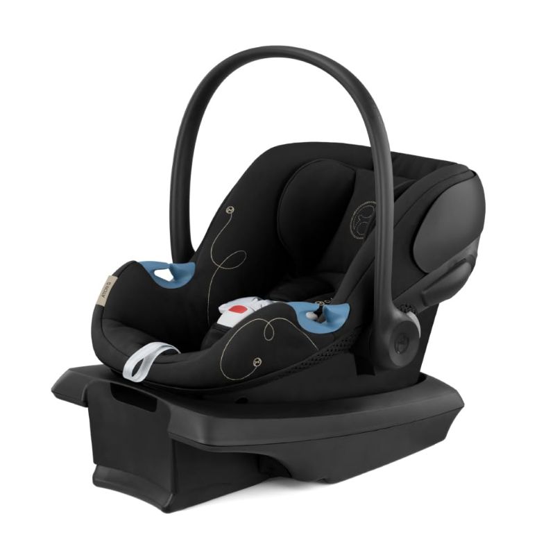 Photo 1 of Cybex Aton G Infant Car Seat with Linear Side-Impact Protection, 11-Position Adjustable Headrest, in-Shell Ventilation, black 