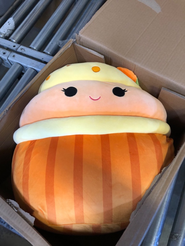 Photo 2 of Squishmallows Original 20-Inch Keisha Carrot Cupcake with Orange Swirled Frosting - Official Jazwares Jumbo Plush