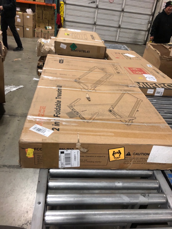 Photo 1 of 2 in 1 Foldable Treadmill for Home, Under Desk Treadmill with 12 HIIT Modes, Workout APPs and Touch Screen, 2.5HP Walking Treadmill for Home Office, 265lbs Capacity, Installation Free Black Flagship