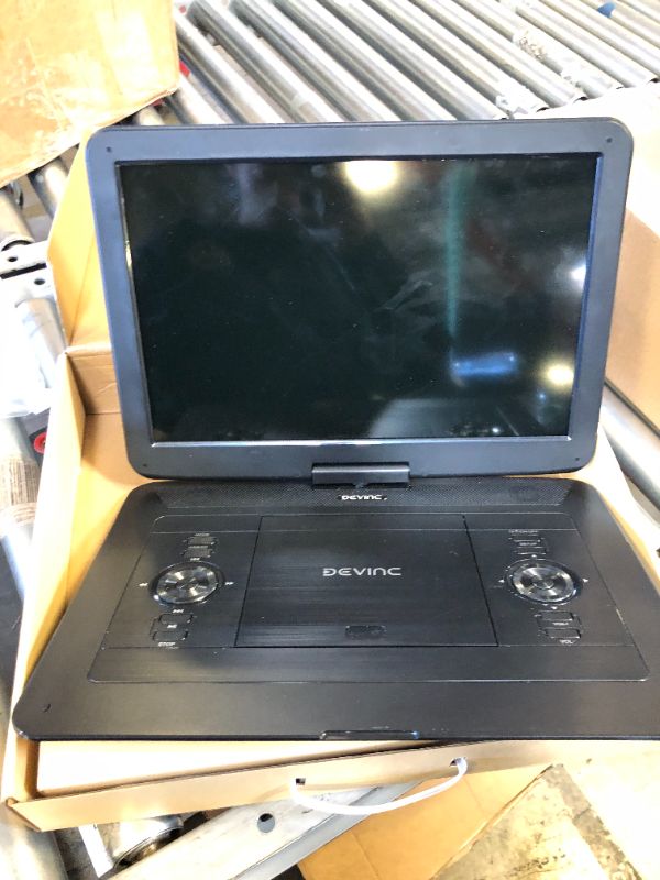 Photo 2 of 17.9" Portable DVD Player with 15.6" HD Swivel Screen, Support Multiple DVD CD Formats/USB/SD Card/Sync TV, 6 Hours Rechargeable Battery, Car Charger, Remote Control, Region Free
