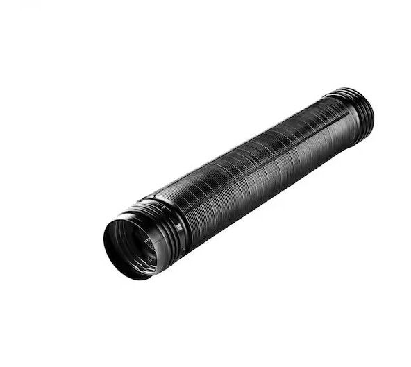 Photo 1 of FLEX Drain 4 in. x 8 ft. Black Copolymer Perforated Drain Pipe
