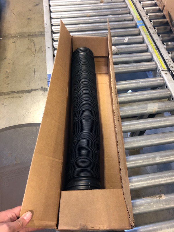 Photo 2 of FLEX Drain 4 in. x 8 ft. Black Copolymer Perforated Drain Pipe
