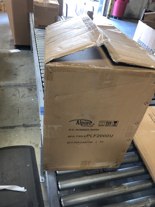 Photo 1 of Alpine Corporation PLF2000U Bio-Pure UV-C Filter, 15" L x 15" W x 21" H Cable length : 191", Black