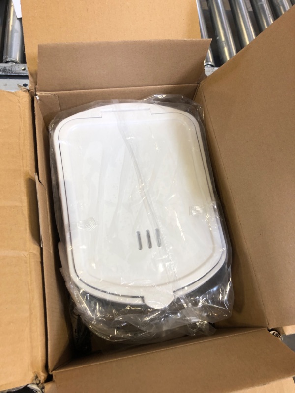 Photo 1 of Kenmore Aroma Control 12-cup Programmable Coffee Maker, White and Stainless Steel Drip Coffee Machine, Glass Carafe, Reusable Filter, Timer, Digital Display, Charcoal Water Filter, Regular or Bold